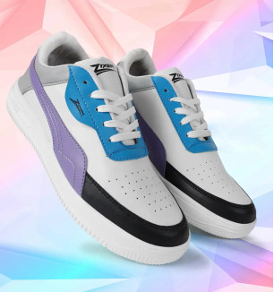 Mens Stylish Casual Shoes Purple Color